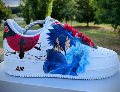 Custom Naruto Vs Sasuke Air Force 1 – custom sneakers view 2 | DiySneakers