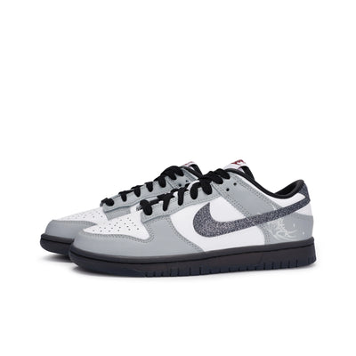 Customized Stardust Butterfly Dance Dunk Shoes Gray With Diamond Decoration – custom sneakers view 2 | DiySneakers