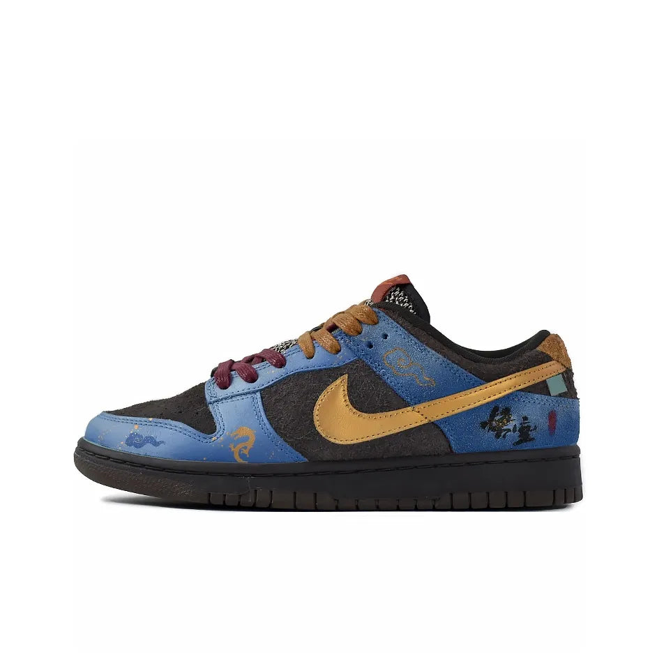 Custom Black Myth Goku Sunwalker, Classic Retro Dunk – hand-painted custom sneakers | DiySneakers