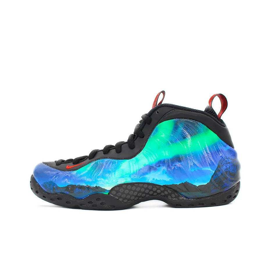Custom Aurora Foamposite One Retro – hand-painted custom sneakers | DiySneakers
