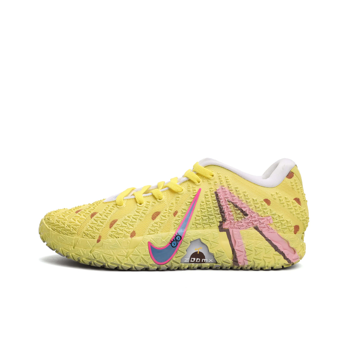 Custom SpongeBob SquarePants and Patrick Star - Pineapple House Ja 3 Morant III Split-Color shoes – hand-painted custom sn…