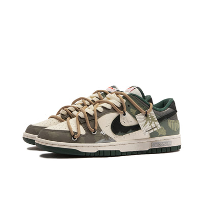 Custom Floating Abyss Dunk Green/Brown – custom sneakers view 2 | DiySneakers