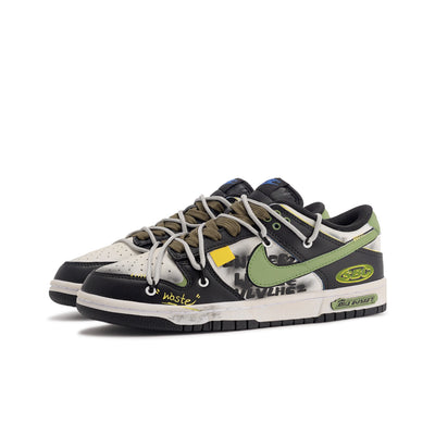 Custom Shrek Dunk Green/Black – custom sneakers view 2 | DiySneakers