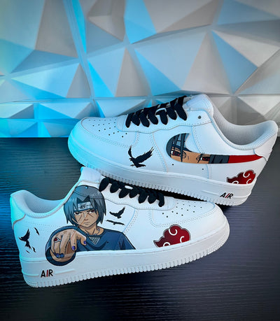 Custom Itachi Air Force 1 – custom sneakers view 2 | DiySneakers