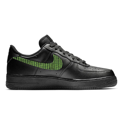 Custom The male movie theme is The Matrix Black and Green Air Force 1 Black/Green – custom sneakers view 2 | DiySneakers