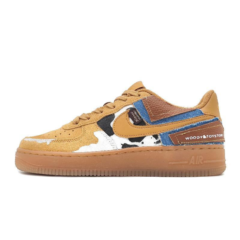 Custom Woody Cowboy Air Force 1 White/Black/Blue – hand-painted custom sneakers | DiySneakers