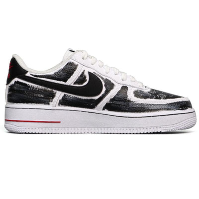 Custom Black and white graffiti Air Force 1 Black/White – custom sneakers view 2 | DiySneakers