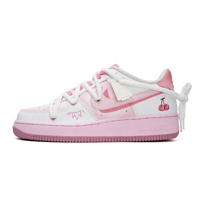 Custom Double Hook Cherry Air Force 1 – custom sneakers view 2 | DiySneakers