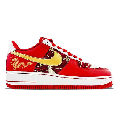 Custom AF1 Jade Seal Auspicious Dragon Wedding Shoes Air Force 1 – custom sneakers view 2 | DiySneakers