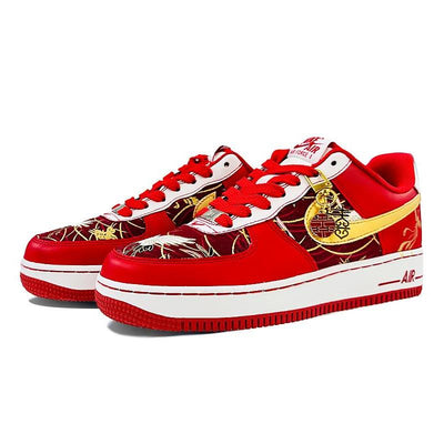 Custom AF1 Phoenix Dance Nine Heavens Wedding Shoes Air Force 1 – custom sneakers view 2 | DiySneakers