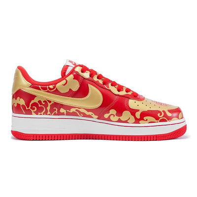 Custom AF1 Dragon and Phoenix Auspicious Wedding Shoes Air Force 1 – custom sneakers view 2 | DiySneakers