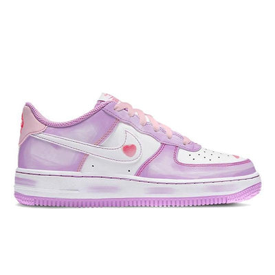 Custom Sweet gummy candies for in white and purple Air Force 1 White/purple – custom sneakers view 2 | DiySneakers