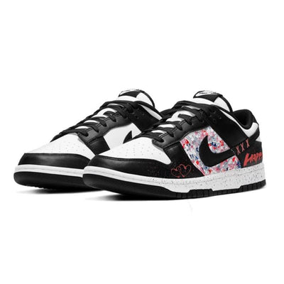Custom happy Yonghen Dunk White/black – custom sneakers view 2 | DiySneakers
