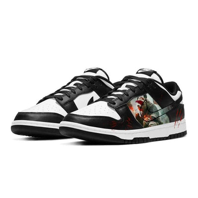 Custom American Dunk White/black – custom sneakers view 2 | DiySneakers