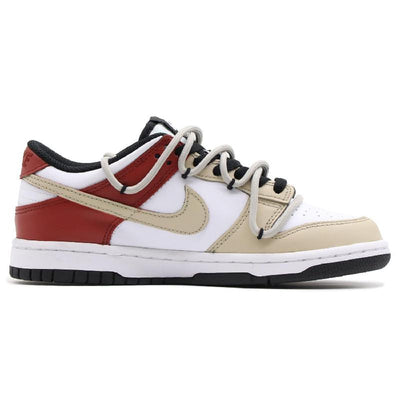 Custom coconut milk latte Dunk – custom sneakers view 2 | DiySneakers