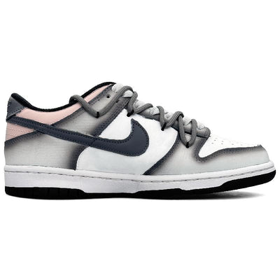 Custom Valentine Day Dunk Gray/Pink – custom sneakers view 2 | DiySneakers