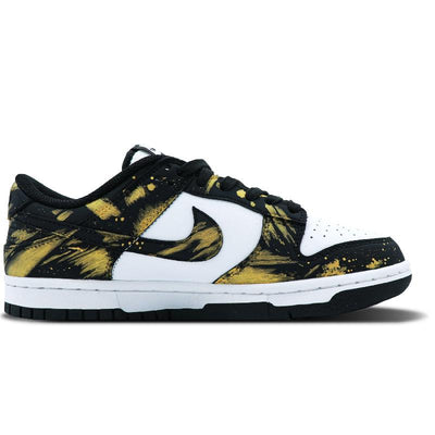 Custom Black Gold Party Dunk – custom sneakers view 2 | DiySneakers
