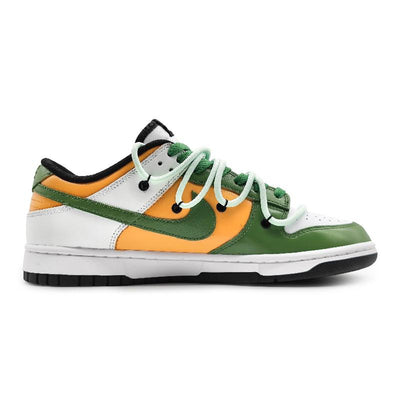 Custom The female type is greedy for snake green Dunk Yellow/White – custom sneakers view 2 | DiySneakers