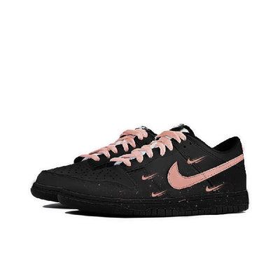 Custom Irish flower Dunk Black – custom sneakers view 2 | DiySneakers