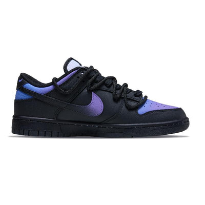 Custom The demonic voice of a woman Dunk Blue – custom sneakers view 2 | DiySneakers