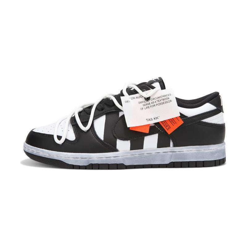 Custom panda stripes Dunk – hand-painted custom sneakers | DiySneakers