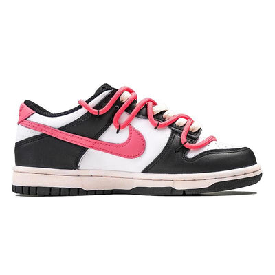 Custom GS Neon Sweetheart Dunk Black/white/pink – custom sneakers view 2 | DiySneakers