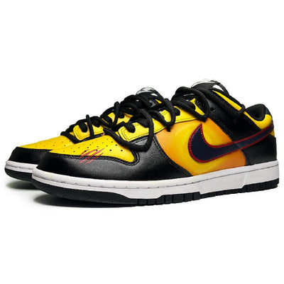 Custom Female Bruce Lee Dunk Yellow/black – custom sneakers view 2 | DiySneakers