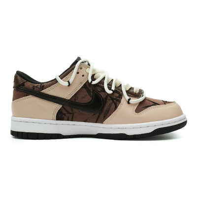Custom A female bamboo person Dunk Brown/black – custom sneakers view 2 | DiySneakers