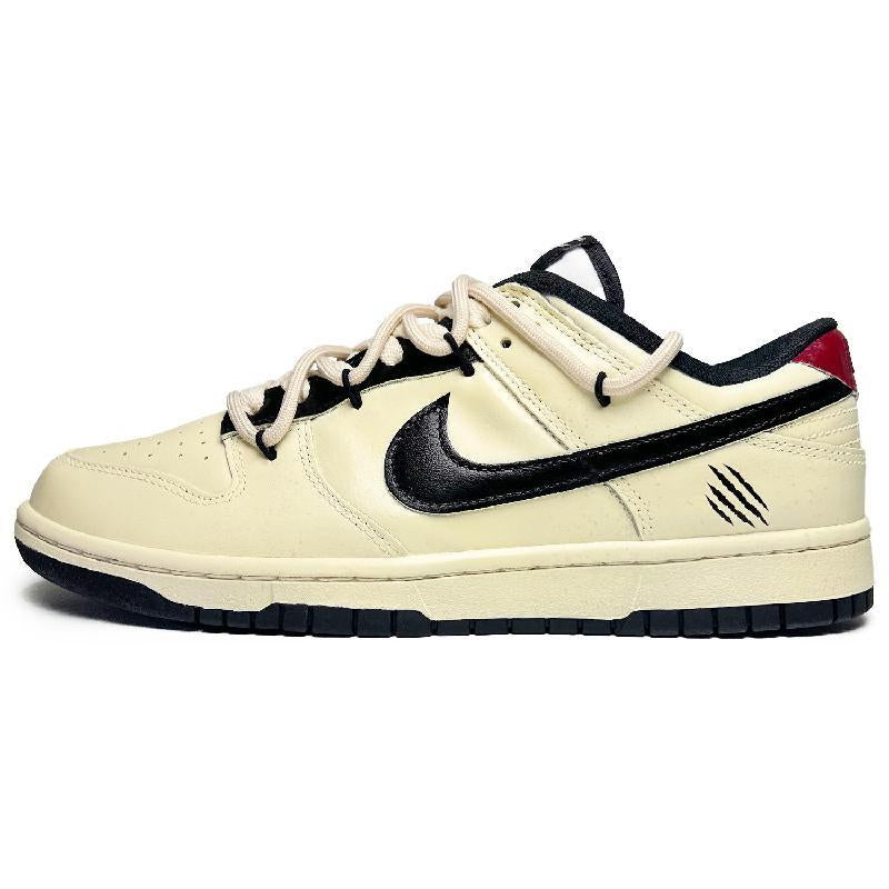 Custom dragon claw Mocha Dunk Beige/black – hand-painted custom sneakers | DiySneakers