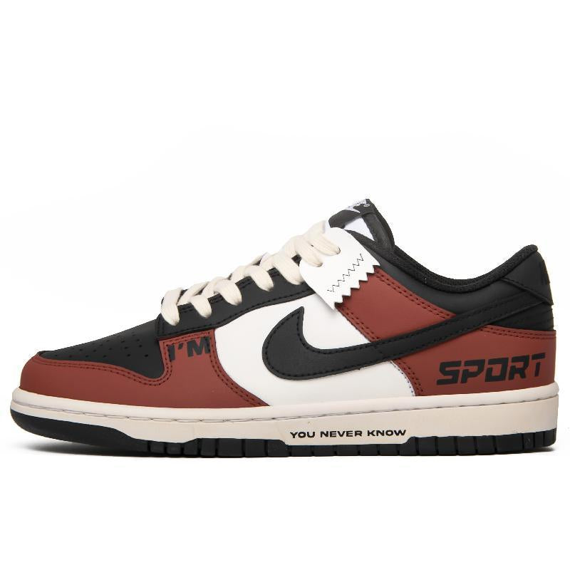 Custom A woman passionate love Dunk Black/Dark Obsidian/Total Orange – hand-painted custom sneakers | DiySneakers