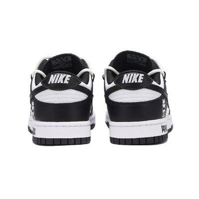 Custom Female black and white Panda one Dunk – custom sneakers view 2 | DiySneakers