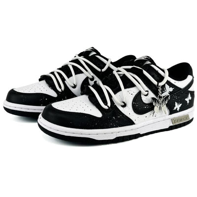 Custom The butterflies' affection and the orioles' love Dunk White – custom sneakers view 2 | DiySneakers