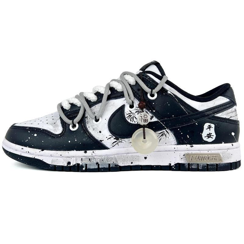 Custom Peace and joy Dunk – hand-painted custom sneakers | DiySneakers