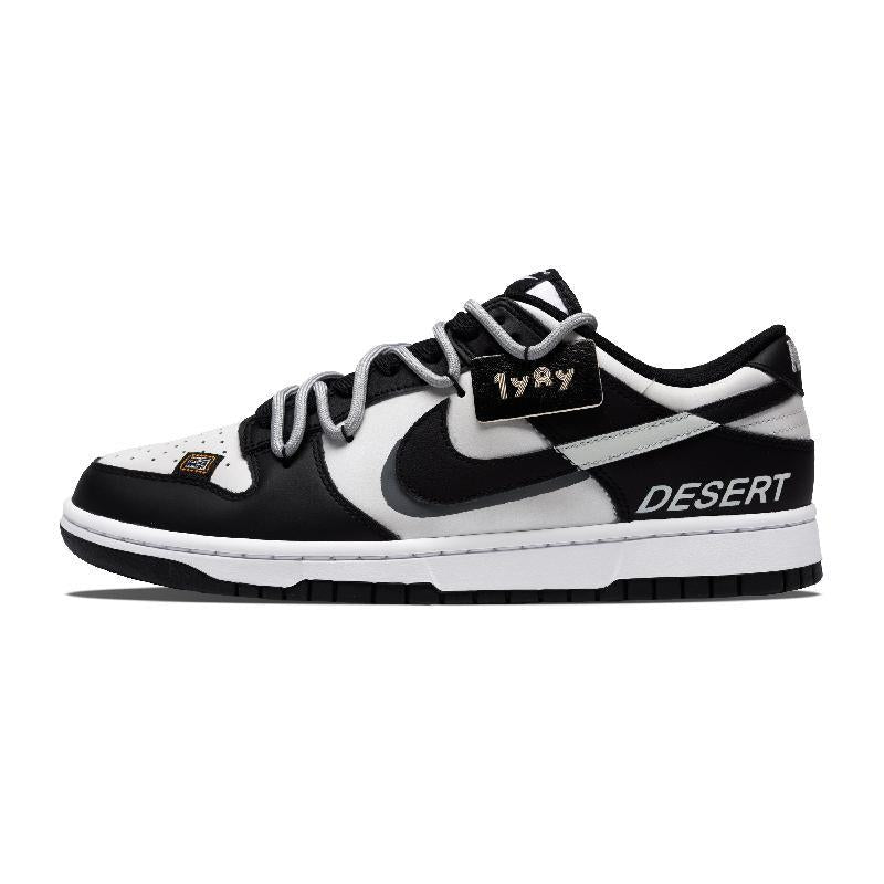 Custom game Dunk Black/white – hand-painted custom sneakers | DiySneakers