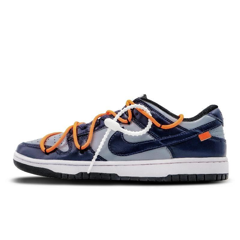 Custom Headed North All The Way Dunk Blue – hand-painted custom sneakers | DiySneakers