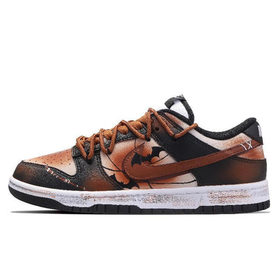 Custom Female midnight bat Dunk Brown – custom sneakers view 2 | DiySneakers