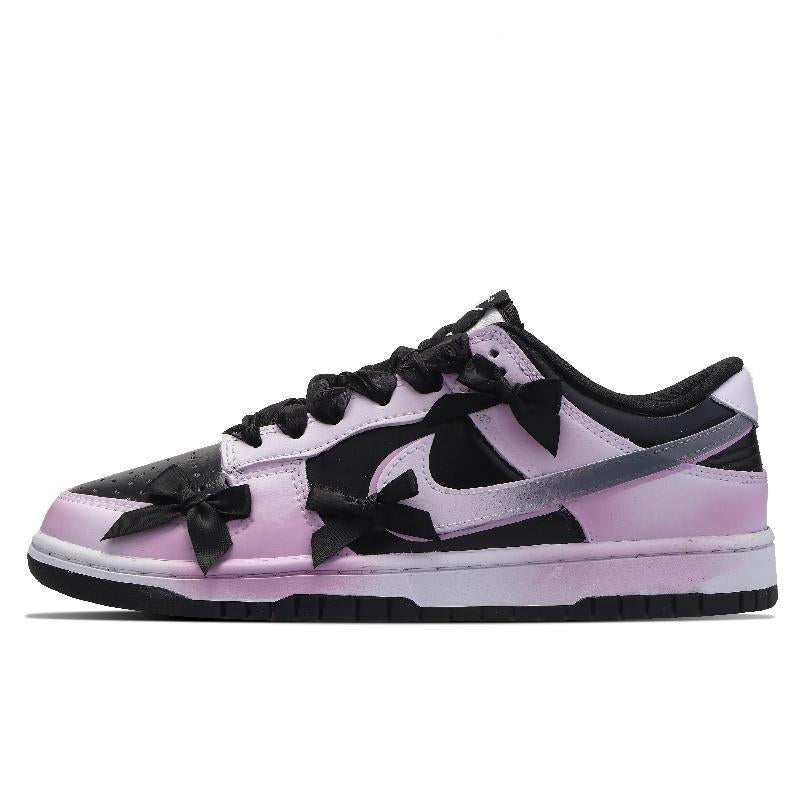 Custom sleeve style Dunk Pink – hand-painted custom sneakers | DiySneakers