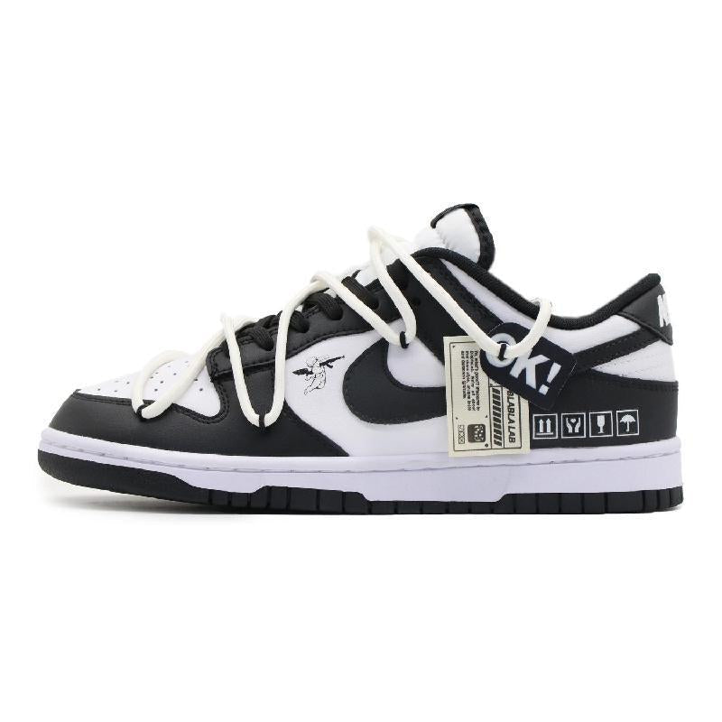 Custom A female fallen angel Dunk – hand-painted custom sneakers | DiySneakers