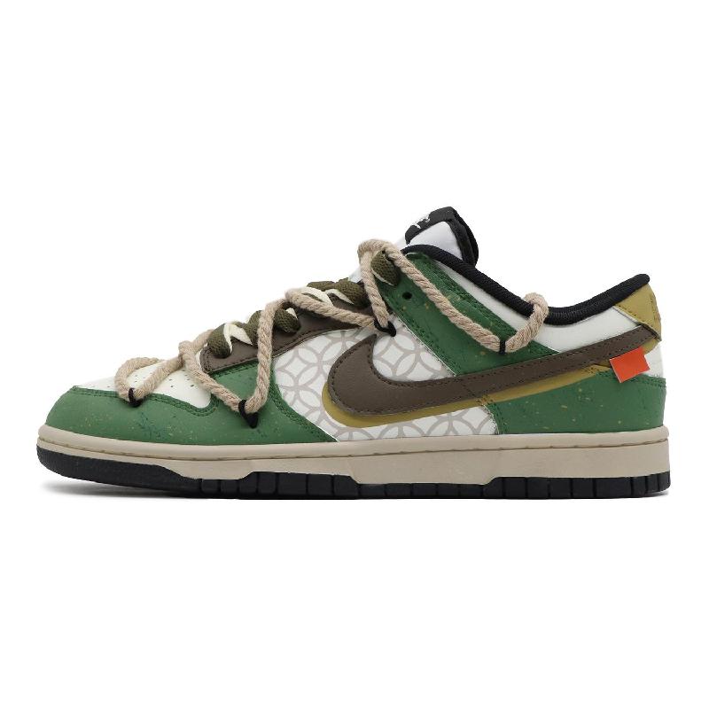 Custom apricot tea Dunk – hand-painted custom sneakers | DiySneakers