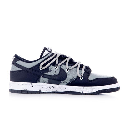 Custom The female version is deeply Mired in the swamp Dunk Black/grey – custom sneakers view 2 | DiySneakers