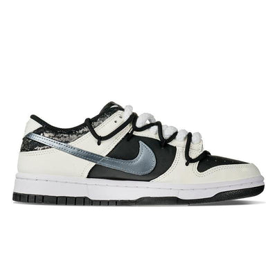 Custom Black and silver panda for Dunk – hand-painted custom sneakers | DiySneakers