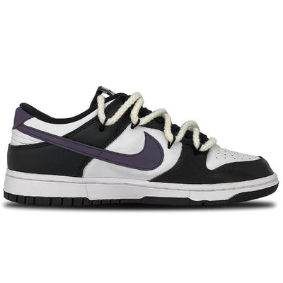 Custom American black and purple SGS Dunk – hand-painted custom sneakers | DiySneakers