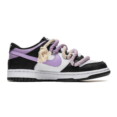 Custom Lavender panda Dunk – custom sneakers view 2 | DiySneakers