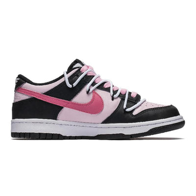 Custom Strawberry Mafia Dunk Black/pink – custom sneakers view 2 | DiySneakers