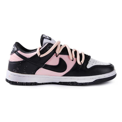 Custom Strawberry Cheese Dunk Black/pink – custom sneakers view 2 | DiySneakers