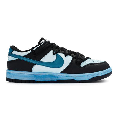 Custom Peacock Blue Dunk Black – custom sneakers view 2 | DiySneakers