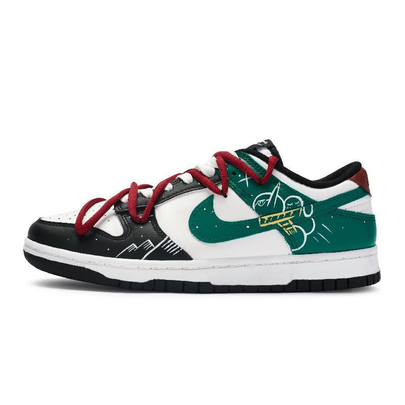 Custom Embrace Christmas Dunk – hand-painted custom sneakers | DiySneakers