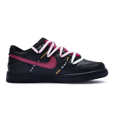 Custom Motorcycle Fan Dunk Black – custom sneakers view 2 | DiySneakers