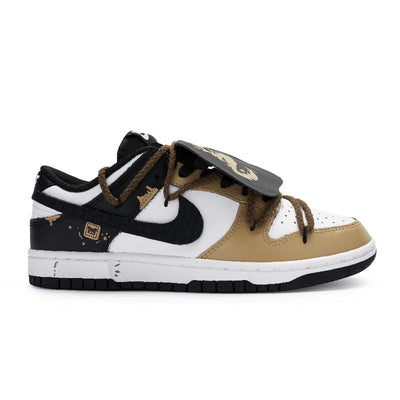 Custom Wolfe Smile Warrior Dunk Brown – custom sneakers view 2 | DiySneakers