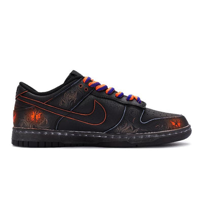 Custom golden spotted butterfly Dunk – custom sneakers view 2 | DiySneakers